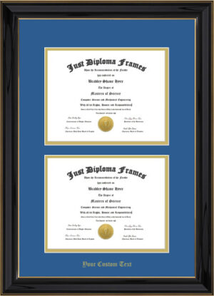 B / Blue Mat / Double /Text