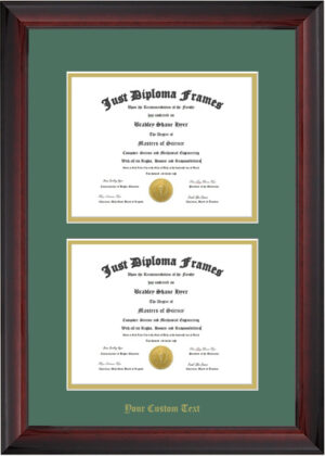 M / Green Mat / Double /Text