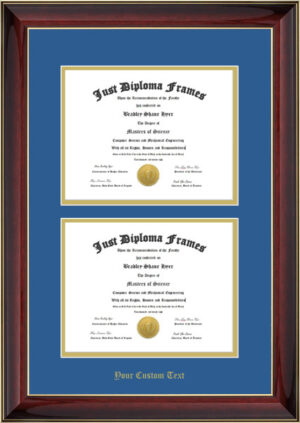 MG / Blue Mat / Double /Text