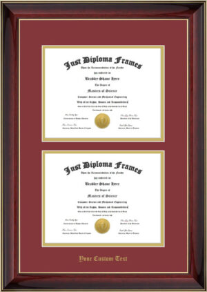 MG / Maroon Mat / Double /Text